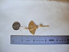 Vtg Chinese Phoenix & Crane Etched Folding Fan Sterling Silver 925 Hook Earrings