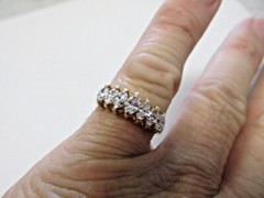 Stunning 14k Gold 1.03 ctw Marquise Diamond Ring Band Size 7 SI1-G MAKE OFFER