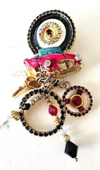 Lunch At The Ritz COUPE LOOPS Clip-on Earrings ~ Sports Cars