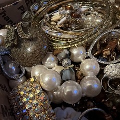 Vintage to Now Jewelry Lot, All Wearable Untested. No Junk. Box D3