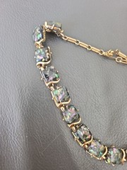 Vintage CORO Confetti Thermoset Lucite Necklace