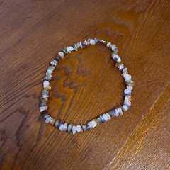 Vintage Artisan Multi-stone Chip Gemstone Necklace