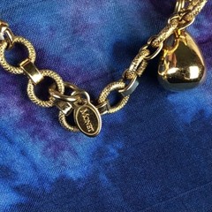 Vintage Monet Signed Jewelry Beaded Choker Necklace Classic White With Gold Tone