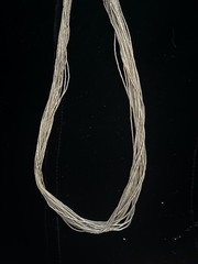 Vintage 20 Strand Liquid Silver Necklace 29 in.