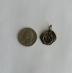 Waxing Poetic Charm Pendant Lot Of 5 Sterling Silver 925 Initial Lot B I J N O