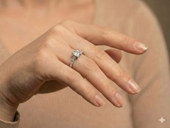 Vintage Platinum Engagement Ring 0.80CT.Natural Euro Cut Diamond Circ 1930’s