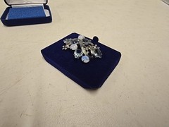 Camrose & Kross Jackie Kennedy Morning Mist Brooch W/ Box & COA