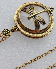 Dual Purpose Vintage Necklace and Magnifying Glass on 24″ Chain