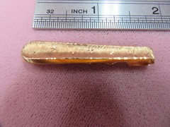 45 x 9mm 14k Solid Yellow Gold Bobby Hair Pin 4.09 Grams