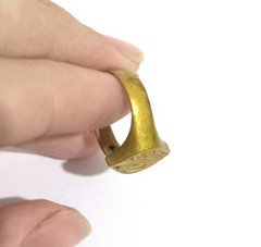 Vintage Ancient Bronze Antique Ring Rare Style Roman Old bronze Ring Extremely