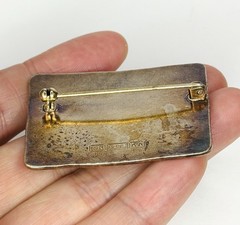 Very RARE Gorgeous Vintage David-Andersen Four Seasons Enamel Brooch “Summer”