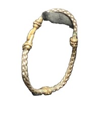 Liz Claiborne Silver‑Tone Herringbone Bracelet Vintage 8” Nickel‑Free Fold‑Over
