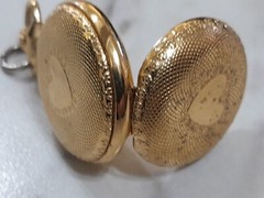 Majestrone Locket Watch Pendant No Chain Gold Tone Japan MOVT
