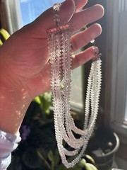 Aunt Elza’s Crystal Necklace Amulet Magnificent Magical Fortune Teller Heirloom