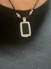 Vintage Premier Jewelry Necklace with Black Pendant