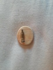 Vintage oval stone Lizard Brooch/pin