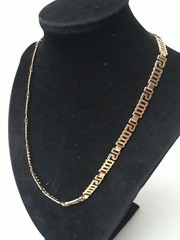 Lot of 2 Chain Gold Tone Vintage Y2K Necklace 18 in Gold Tone Rope Chain 26 in