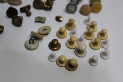 Antique Vintage Collar Cuff Stud Buttons Pairs Singles