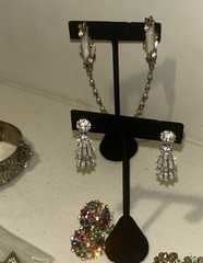 Vintage Jewelry Lot Mixed Estate 1950s+ Silver Jade Pearls Rings Earrings