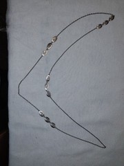 Vintage antique costume jewelry lot of 17 pieces silver tone 8 Necklace, 8 Pin..