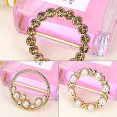 Scarf Ring Clip Shirt Clip T-Shirt Tie Ring Clips for Women and Slide Tshirt Twi