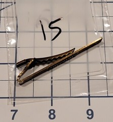 Vintage AC GM Adventure Tie Bar Clip Clasp Brass 2.75″