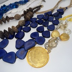 Vintage Necklaces Mixed Lot of 5 Classic to Funky, Varied Styles