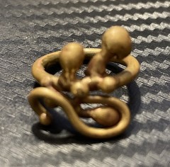 60-70’s Mid Century Brutalist Ring-Studio Organic Abstract Ring Jewelry Family 4