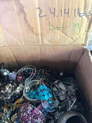 Huge Lot of Vintage to Modern Costume JEWELRY Lot Mixed Tangled , Crafted 24lb