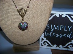Art Nouveau Unique Lovely Lavalier Necklace
