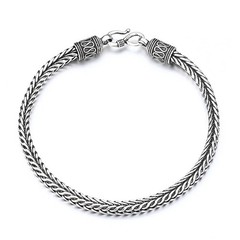 925 Sterling Silver Bracelet Chain Vintage for Men Women Luxury Wedding Jewelry