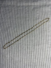 12k Gold Filled Filigree Scroll Station Necklace Chain 18 inch beautiful dainty