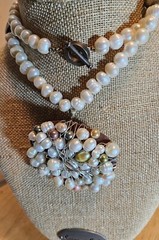 VTG Irregular Multicolored Auth Natural Pearl Necklace Approx 150 Pearls 15″