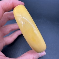 Vintage Yellow Bakelite Bangle Bracelet Retro Chic Jewelry Mid Century Modern