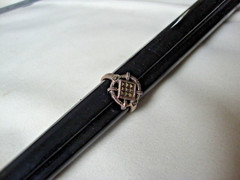 VINTAGE 1970-80s MARCASITE RING STERLING SILVER STAMPED 925 SZ 5.25