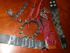 Lot Black Choker Necklaces, Bracelets, Miscellaneous Gothic Steam Punk Lot 3