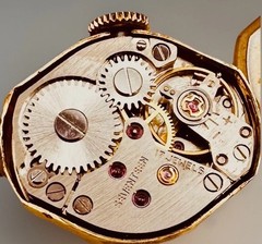 VINTAGE BARONESS SWISS 17 JEWEL WIND-UP BROACH WATCH, RUNS!