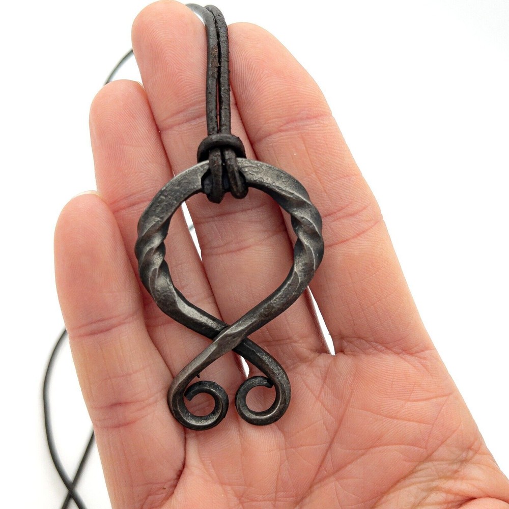 Viking Iron Troll Cross Protection Necklace – Bottle Opener – Medieval Charm
