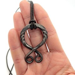Viking Iron Troll Cross Protection Necklace – Bottle Opener – Medieval Charm