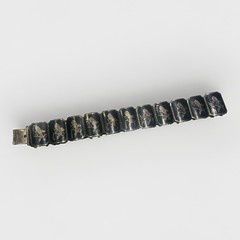 Rare Vintage Sterling Silver Siam Niello Bracelet 29.5g