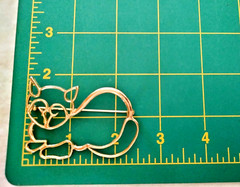 Vintage Gold Tone Open Work Brooch (49 – 878, 64 – 1217, 135 – 1976)