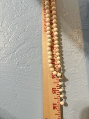 Antique Angel Coral Necklace Adjustable Size From 14-15.5 Inches Long