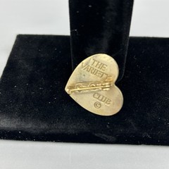 Vintage Variety Club Heart Lapel Pin Brooch Charity Donor 1950s–1970s