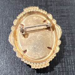 Vintage Cameo Brooch 1.5 In