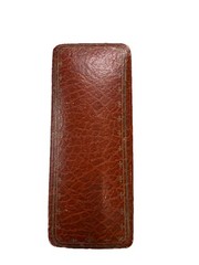 Rare Antique Leather Stick Pin Presentation Box Jewelry Case Germany