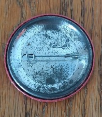 100 % Brat Vintage Pinback Button