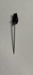 Vintage Ladybug Stick Pin, Actual Size of Ladybug, 1-1/8″ Long Pin, Painted