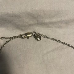 Gold And White Enamel Flower Chain Necklace