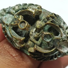 Vintage Handmade Bronze Ring, Rare Ornate Collectible, Unique Statement Jewelry