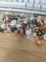 Boho Acrylic Czech Beads Mix – Colorful DIY Jewelry Making Craft Supplies Lot